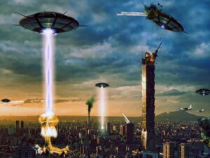 Read more about the article <span style='color:#00000;font-size:36px;'>E.T Don’t Go Home! Why An Alien Invasion Could Save Humanity From the Climate Crisis</span><h3> An alien invasion would unite humanity against a common enemy </h3>